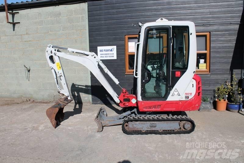 Takeuchi TB216 Мини екскаватори < 7 т