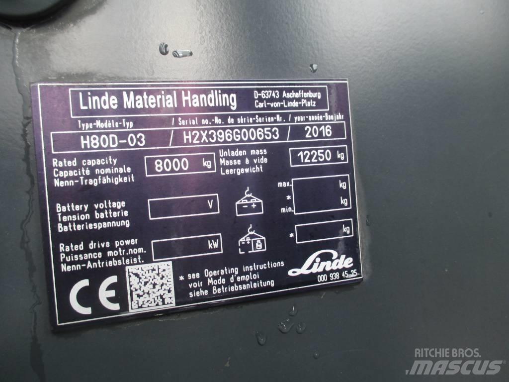 Linde H80D Дизелови камиони