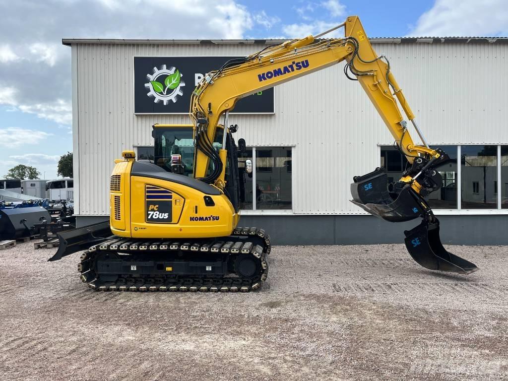 Komatsu PC78US-11E0 Средни екскаватори 7т - 12т