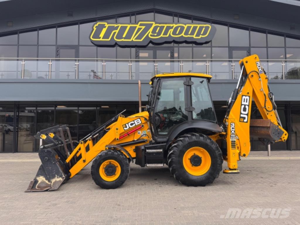 JCB 3CX Товарач със заден ексватор