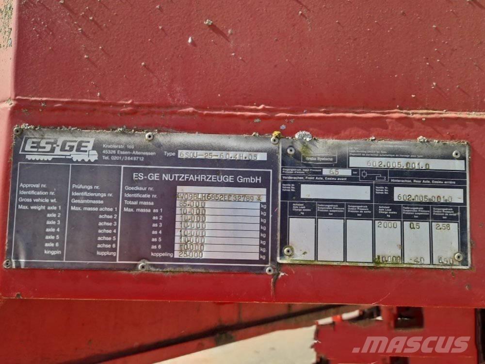 Es-ge 6S0U Нискотоварни полуремаркета
