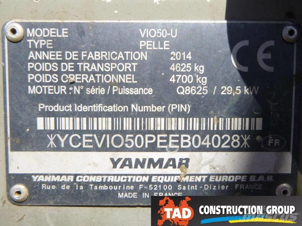 Yanmar Vio 50 U Мини екскаватори < 7 т