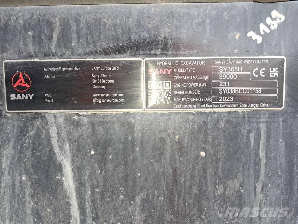 Sany SY 365 H Верижен екскаватор
