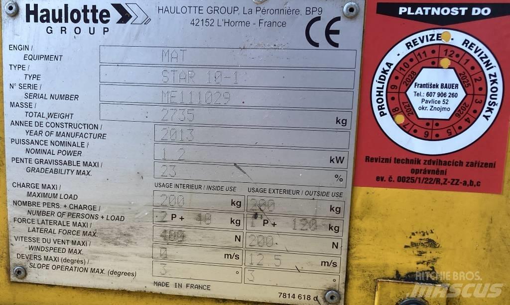 Haulotte Star 10 Телескопични повдигачи
