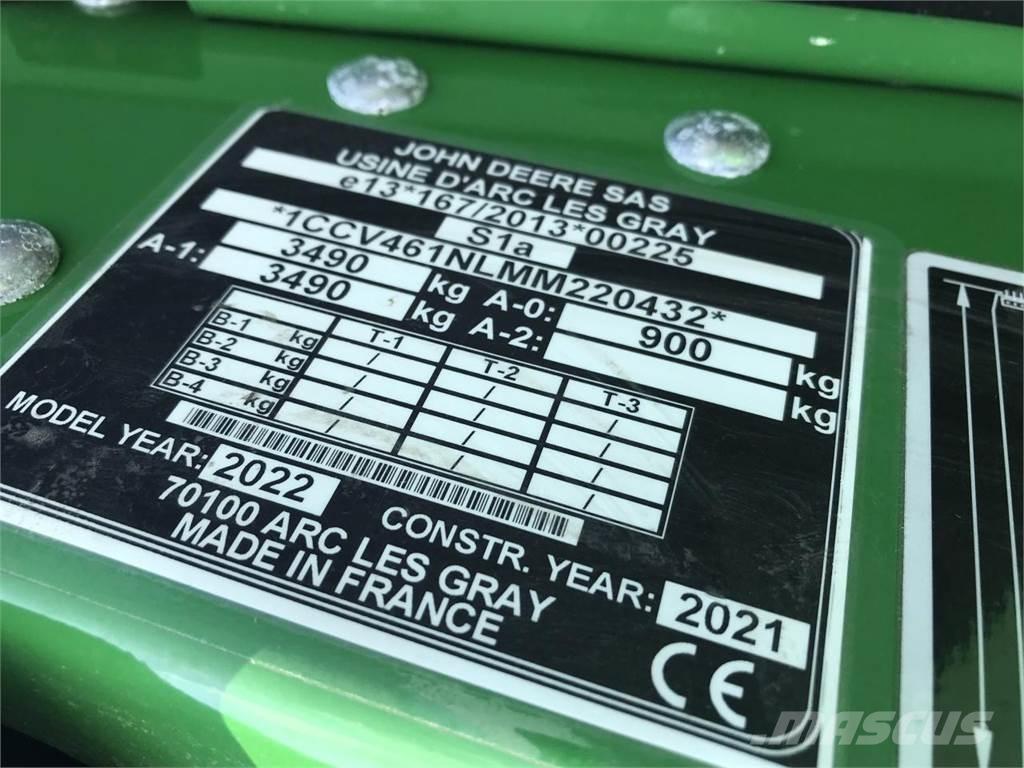 John Deere V461M Сламопреси за кръгли бали
