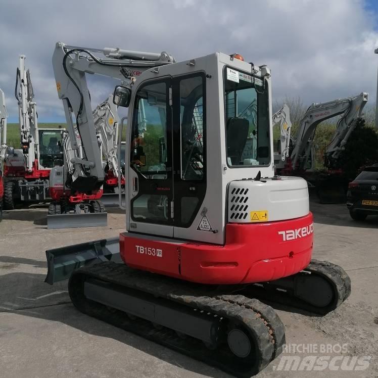 Takeuchi TB153FR Мини екскаватори < 7 т