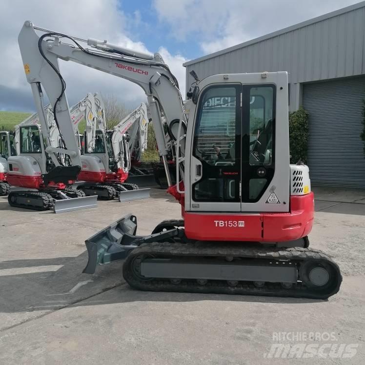 Takeuchi TB153FR Мини екскаватори < 7 т