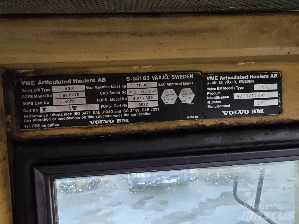 Volvo BM A30 Дъмпери/моторни превозни средства