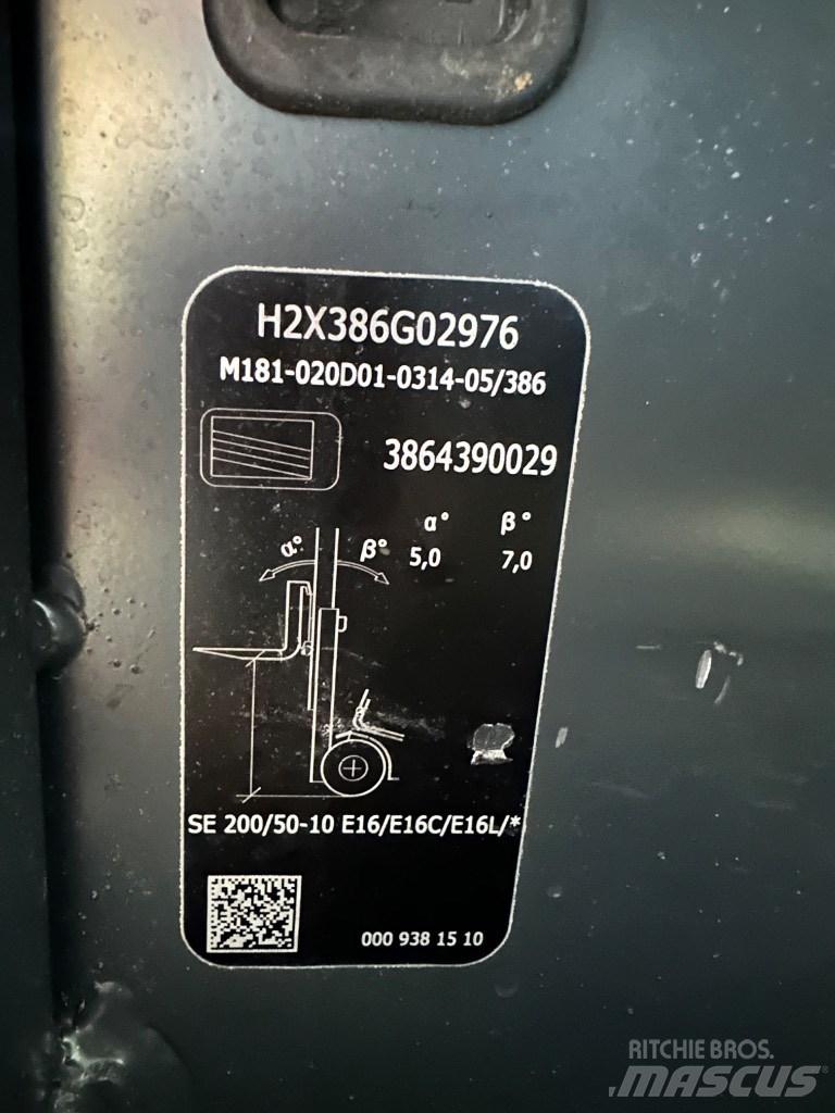 Linde E20L-02 Електрически вилични кари-повдигачи