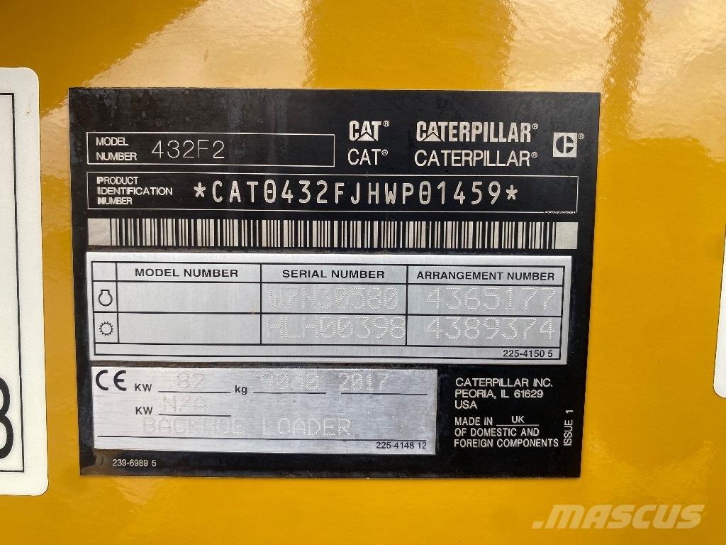 CAT 432 F Товарач със заден ексватор