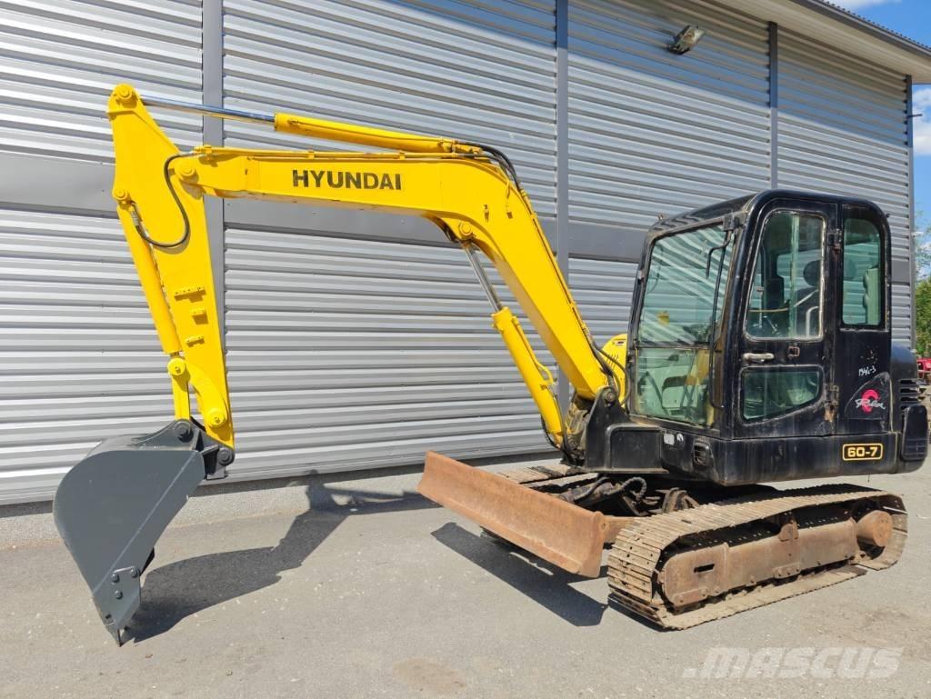 Hyundai R 60-7 Мини екскаватори < 7 т