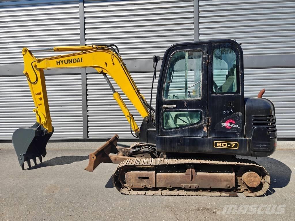 Hyundai R 60-7 Мини екскаватори < 7 т