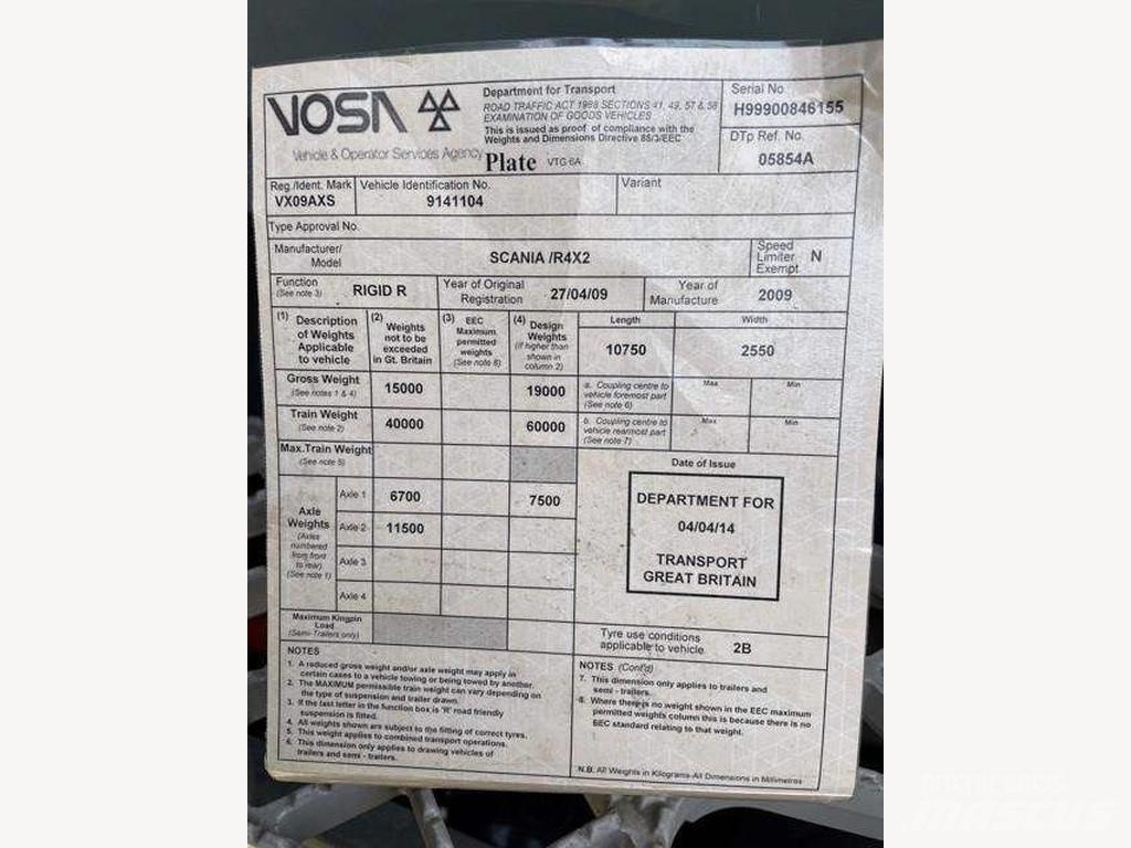 Scania R 340 Бордови