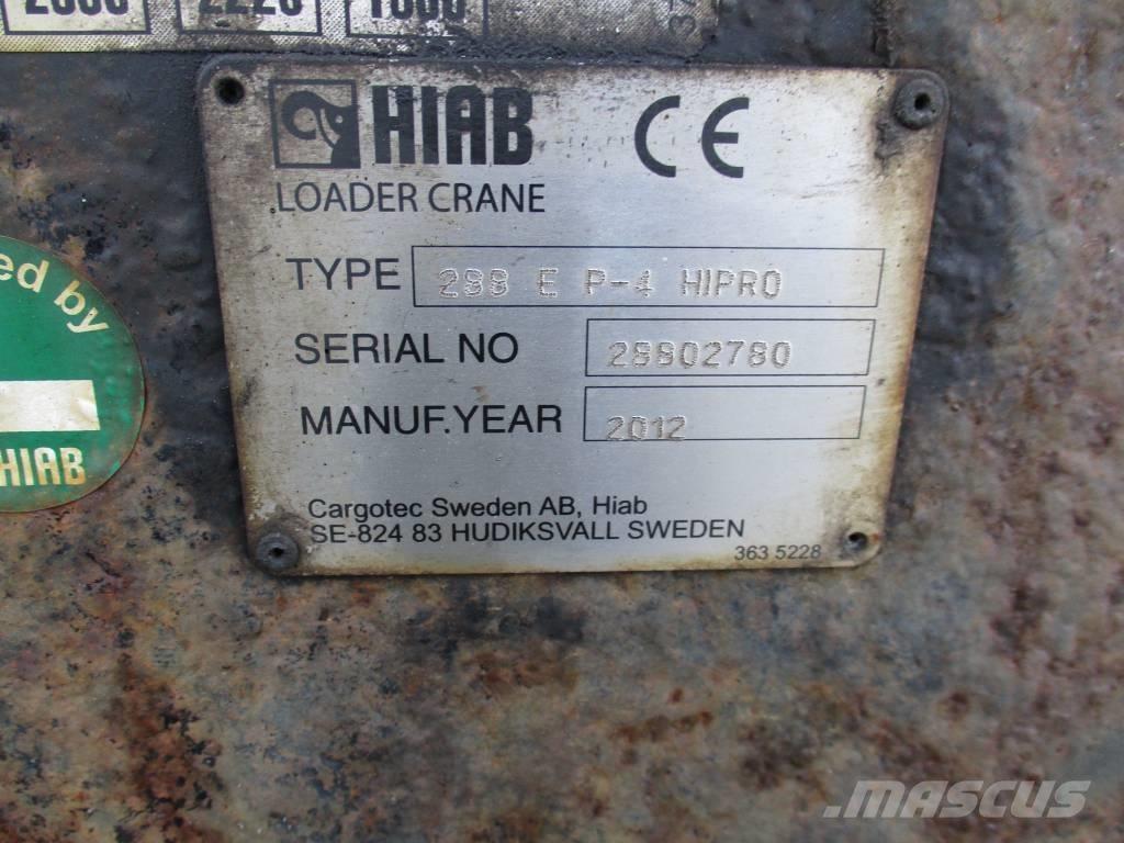 Hiab 288E p-4 Hipro Товарещи кранове