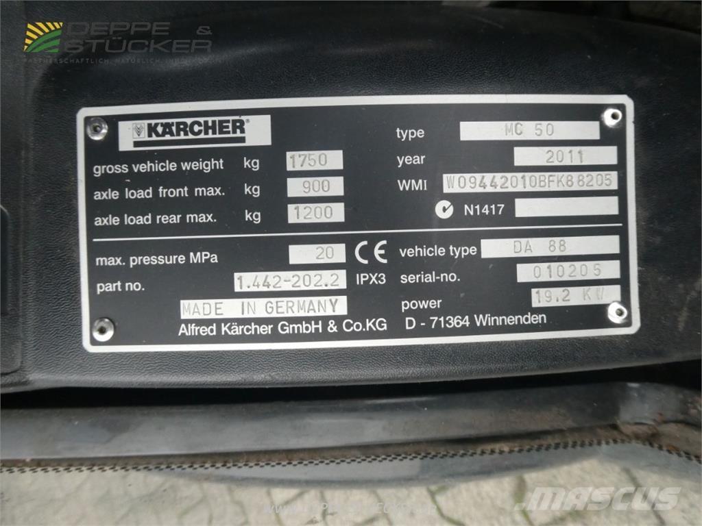 Kärcher MC 50 Автоматични метачки с четки