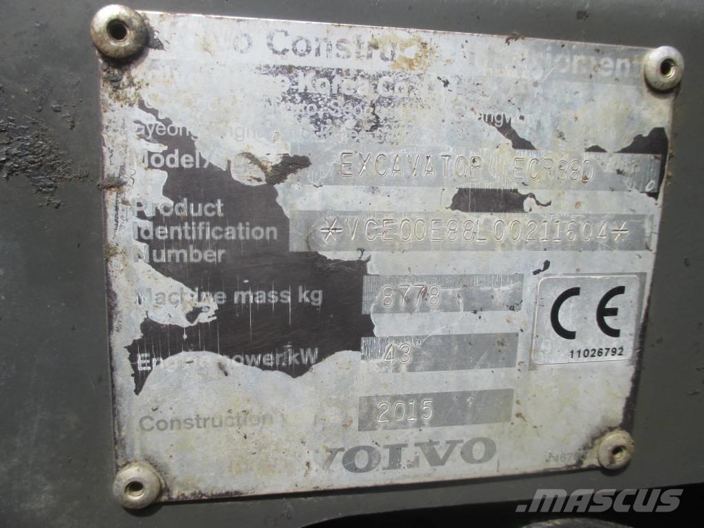 Volvo ECR 88 D Средни екскаватори 7т - 12т