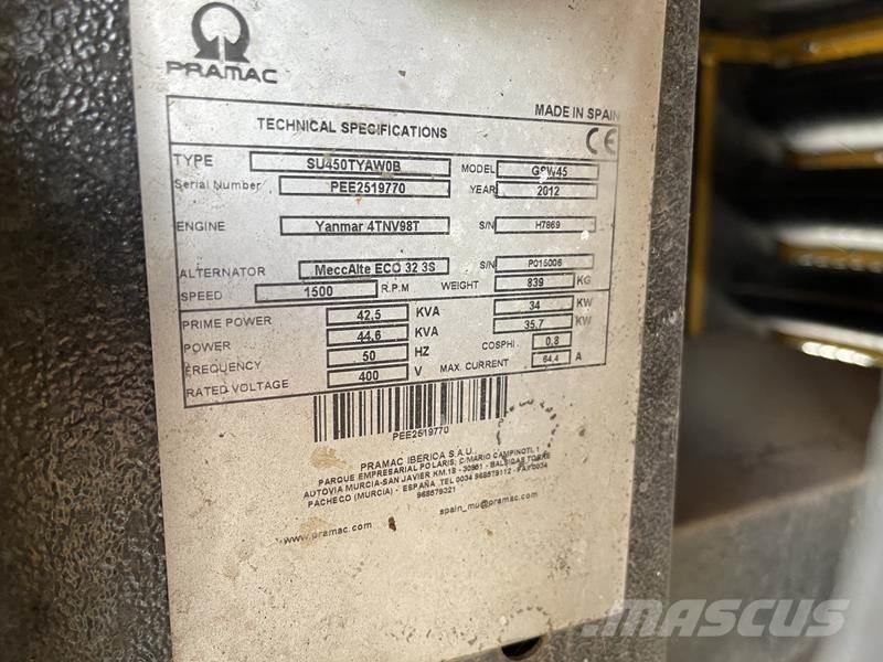 Pramac GSW 45 Дизелови генератори
