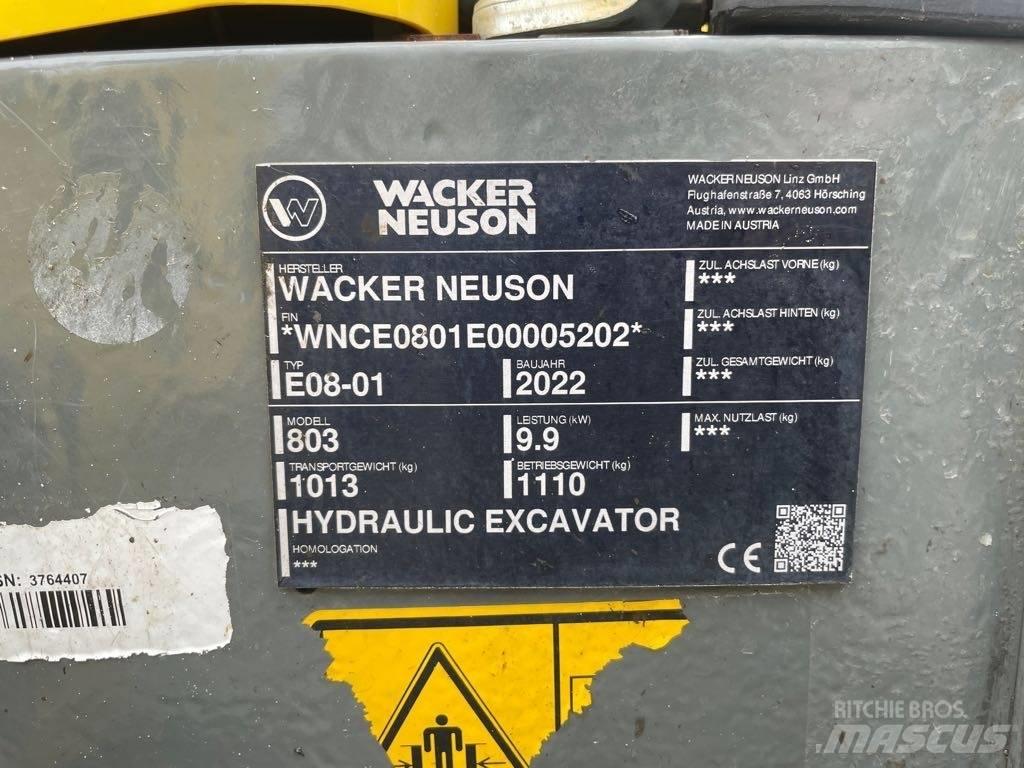 Wacker Neuson 803 Верижен екскаватор