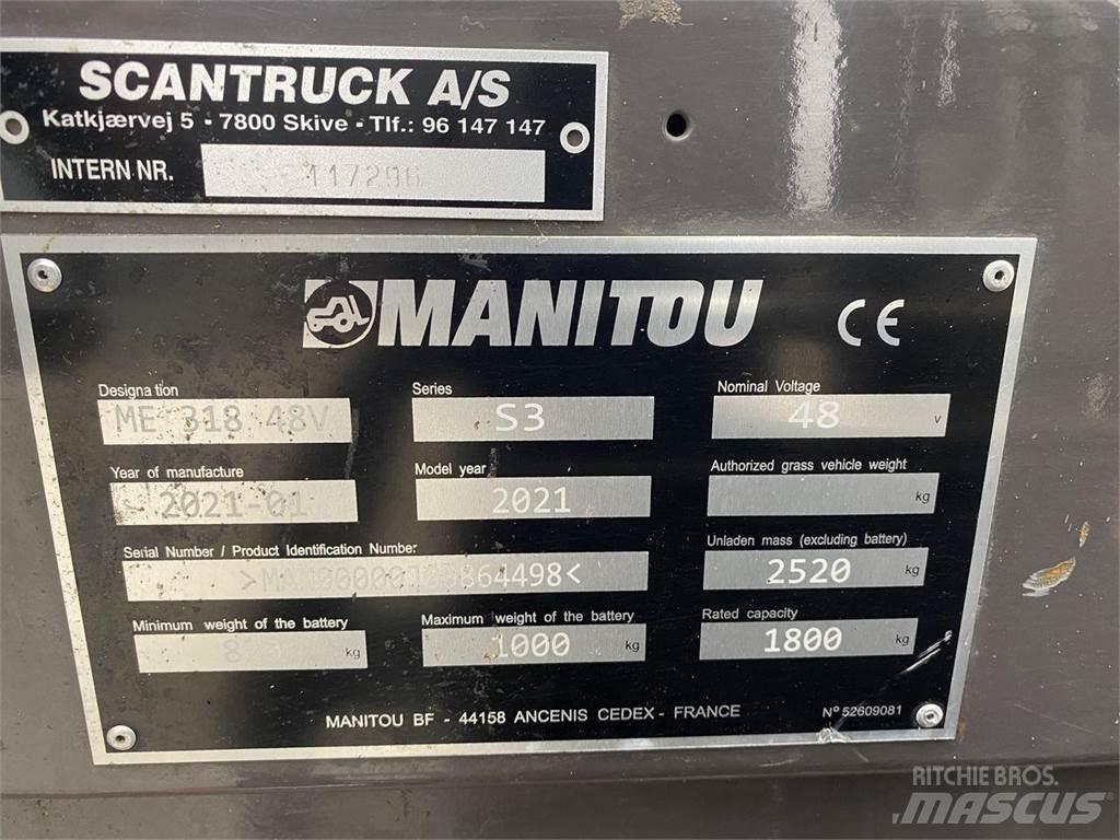 Manitou ME318 Електрически вилични кари-повдигачи