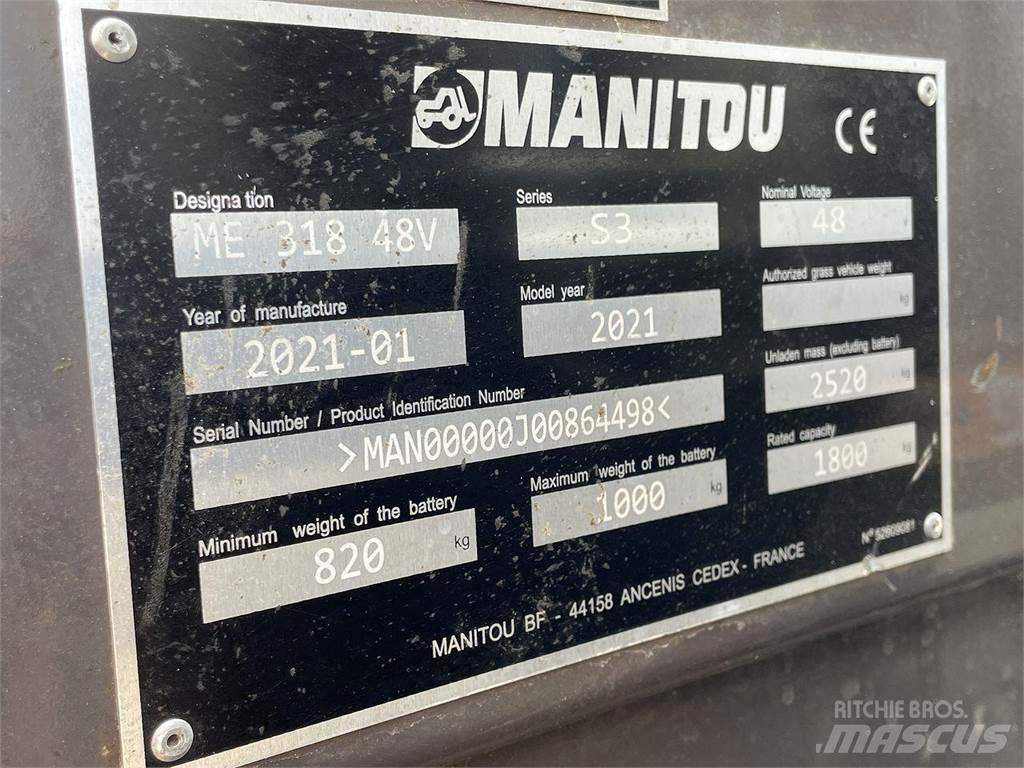Manitou ME318 Електрически вилични кари-повдигачи