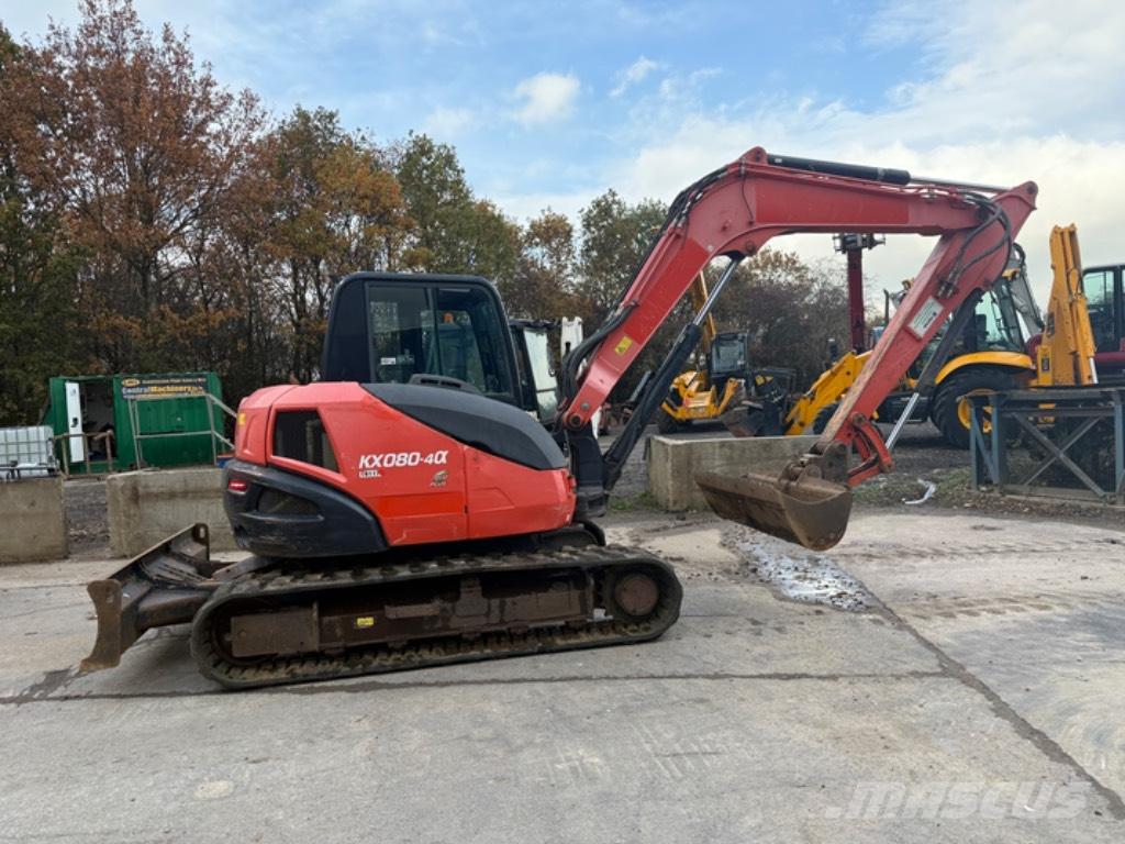 Kubota KX 080-4 Средни екскаватори 7т - 12т