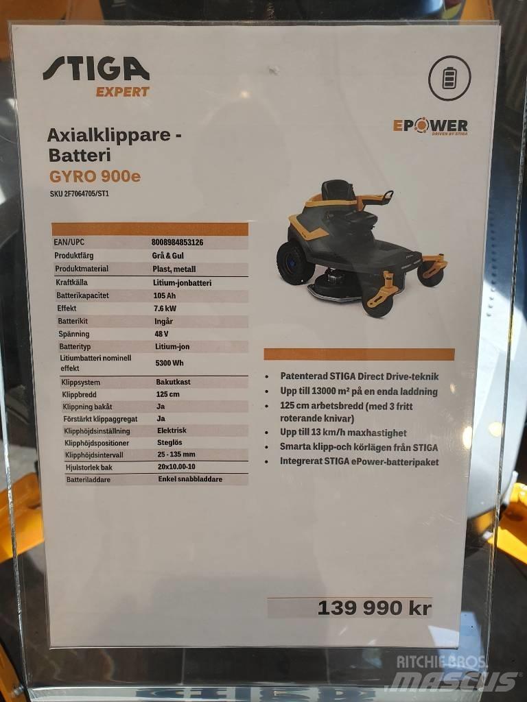 Stiga GYRO 900E DEMO Тракторни косачки