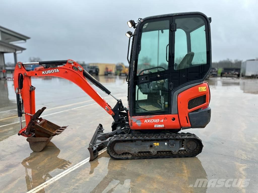 Kubota KX 018-4 Мини екскаватори < 7 т