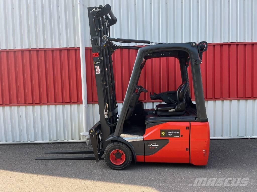 Linde E 16 C-02 Електрически вилични кари-повдигачи