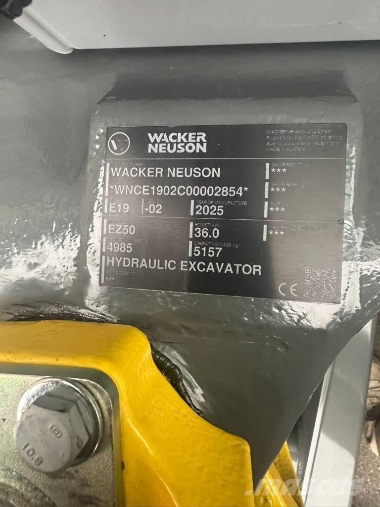 Wacker Neuson EZ 50 Мини екскаватори < 7 т