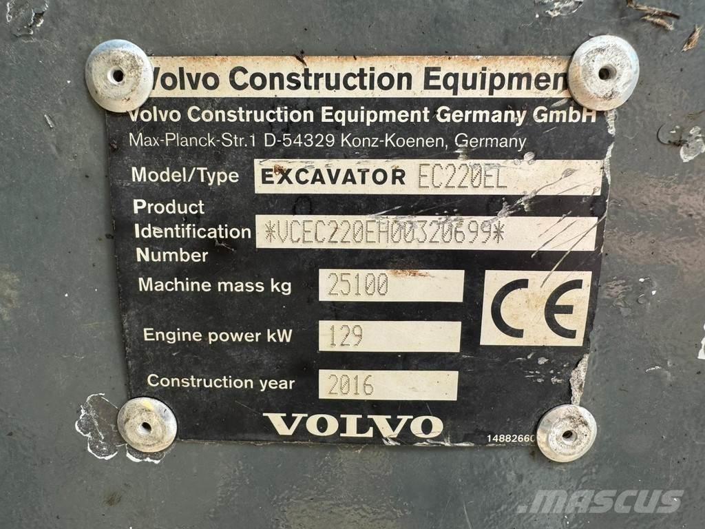Volvo EC220EL Верижен екскаватор