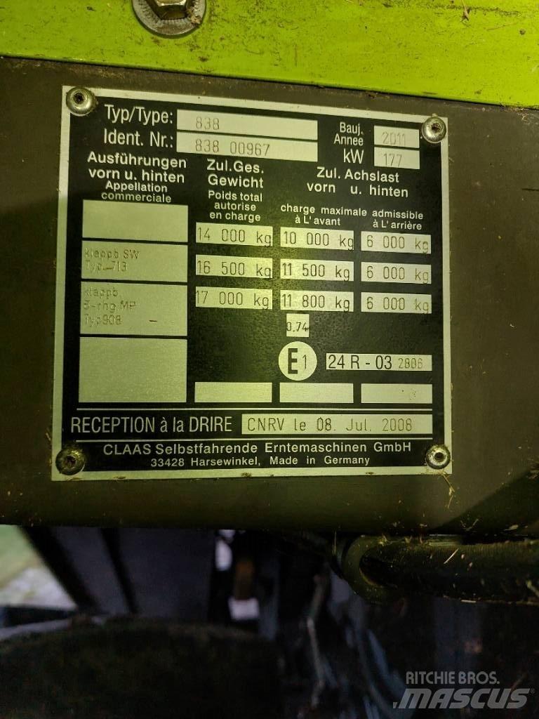 CLAAS Tucano 430 Комбайни
