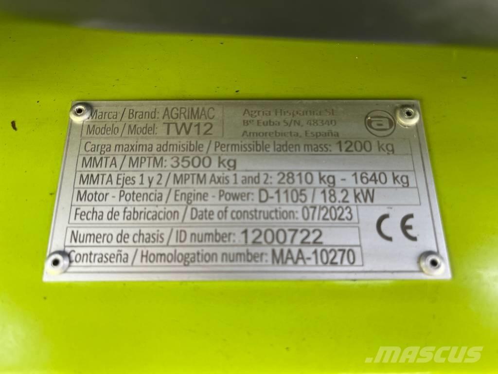 Agrimac TW 12 4x4 Дизелови камиони