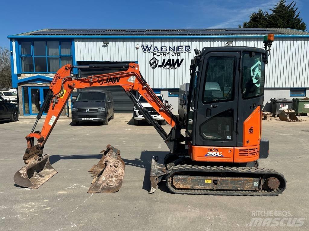 Hitachi ZX 26 U-6 Мини екскаватори < 7 т