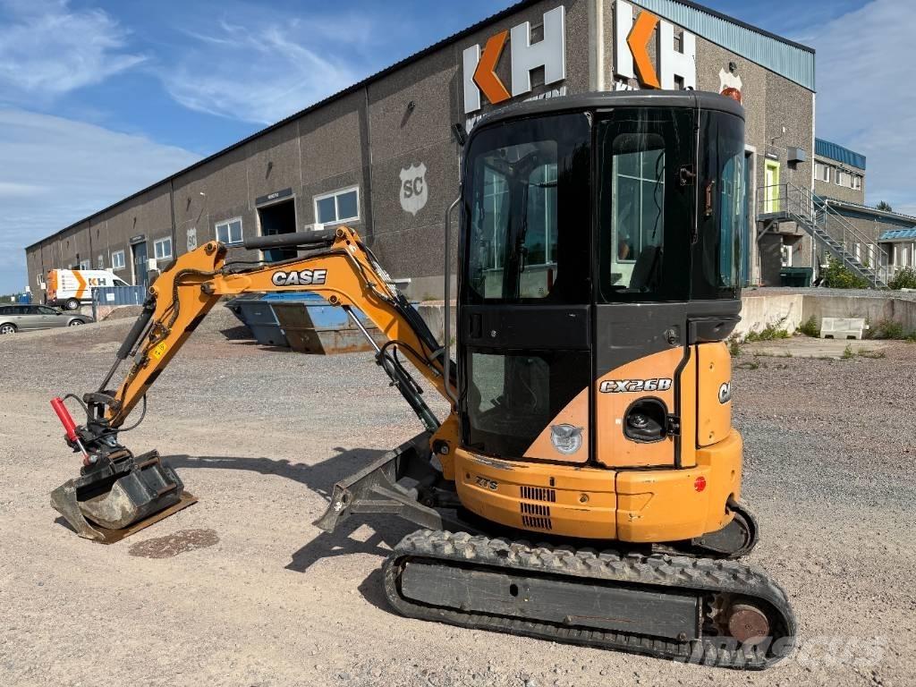 CASE CX26B Мини екскаватори < 7 т