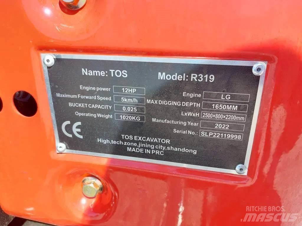 TOS R319 Мини екскаватори < 7 т