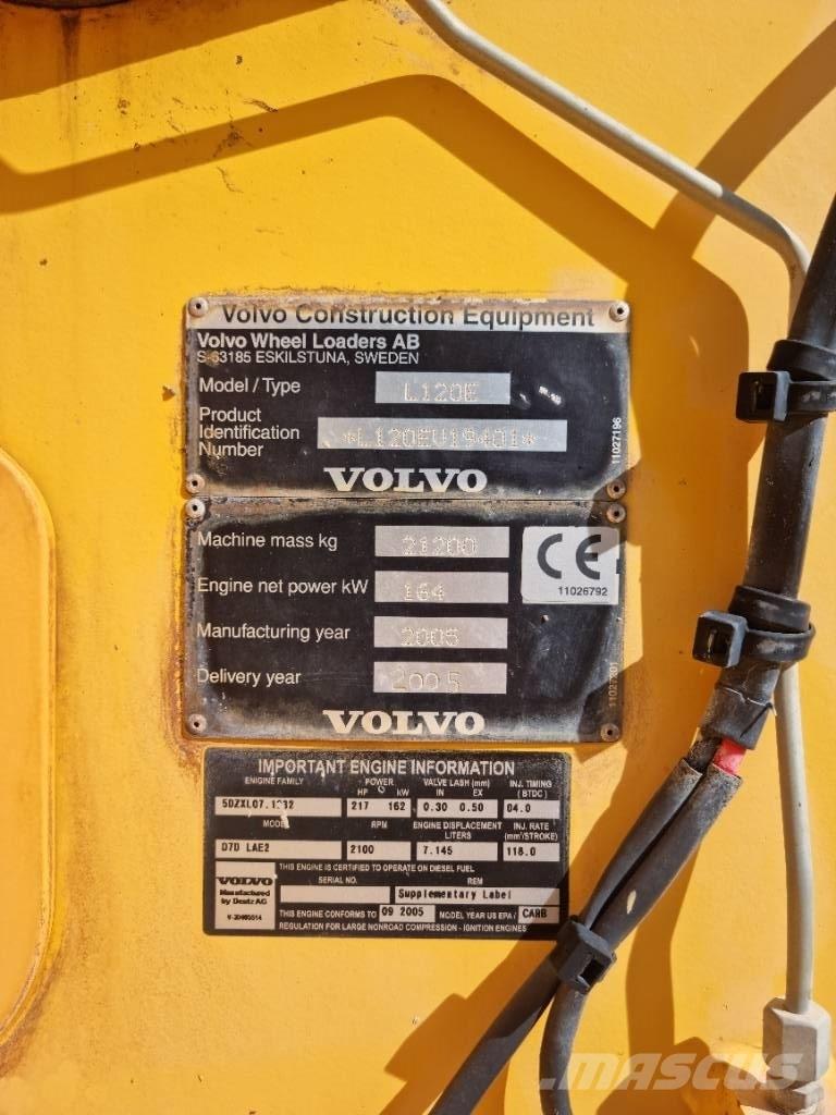 Volvo L 120 E Колесни товарачи