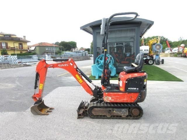 Kubota K 008-5 Мини екскаватори < 7 т