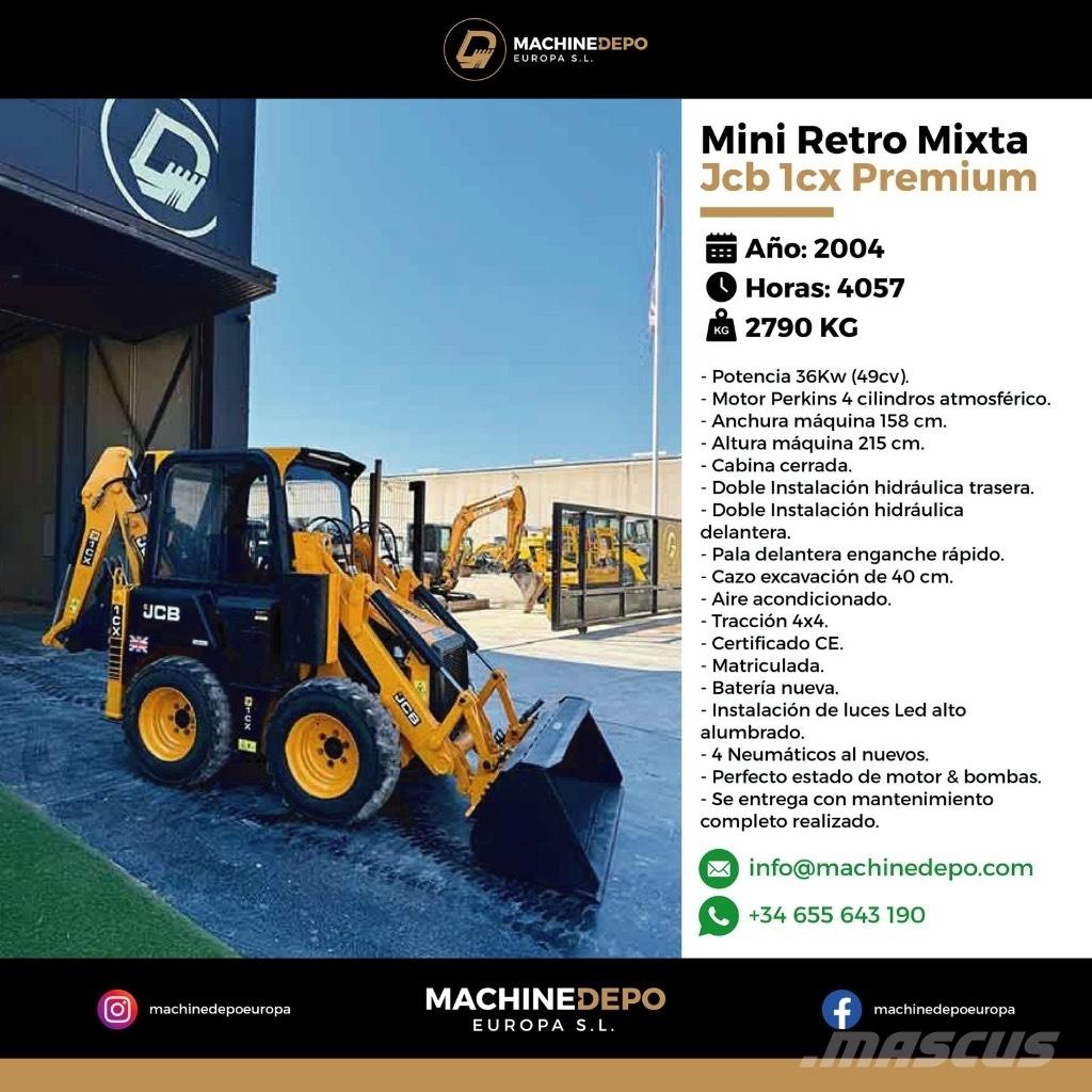JCB 1 CX Товарач със заден ексватор
