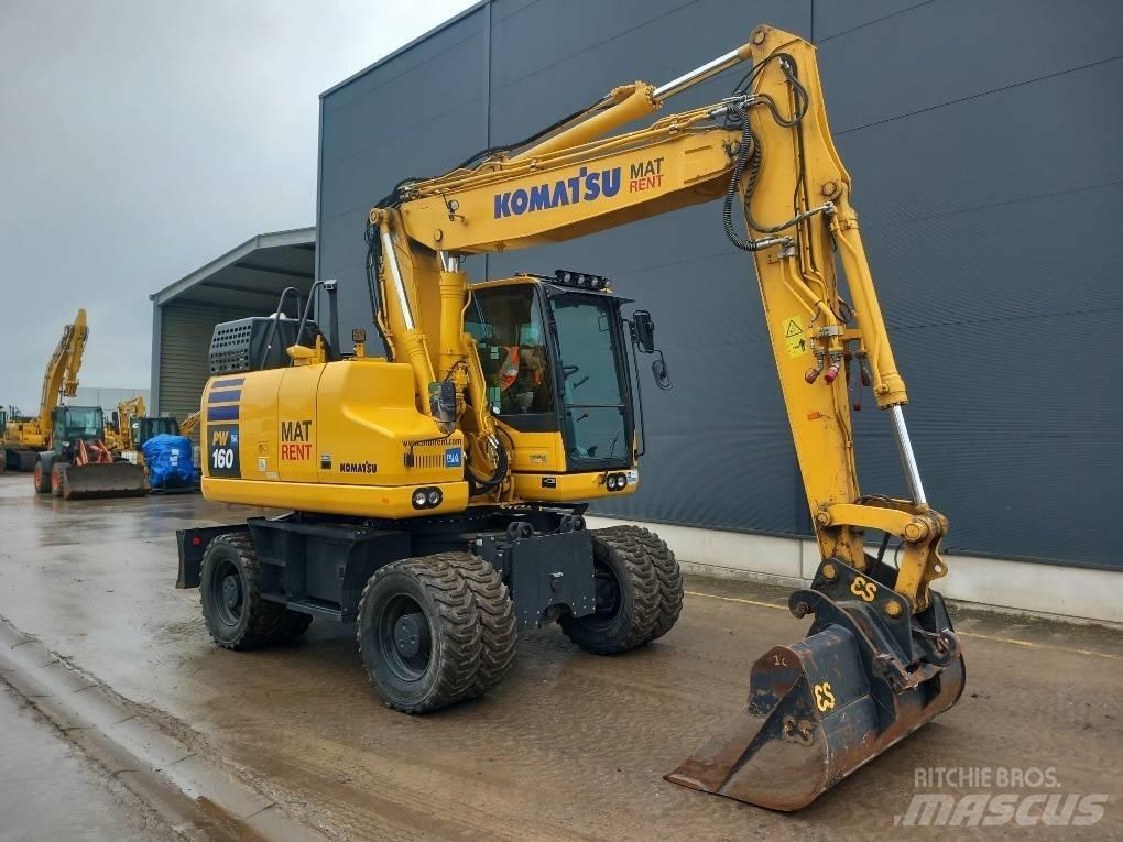 Komatsu PW160-11E0 Колесни екскаватори