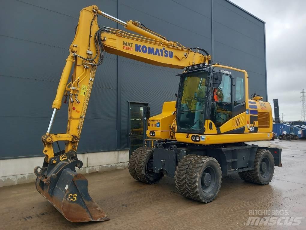 Komatsu PW160-11E0 Колесни екскаватори