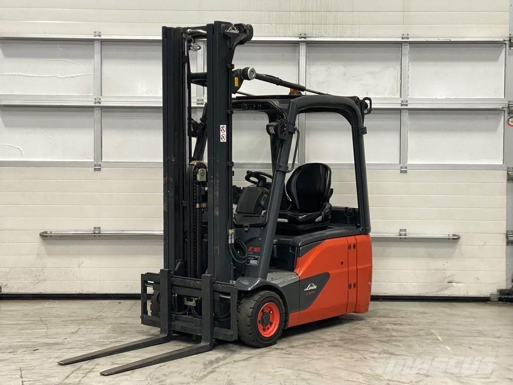 Linde E16-02 Електрически вилични кари-повдигачи