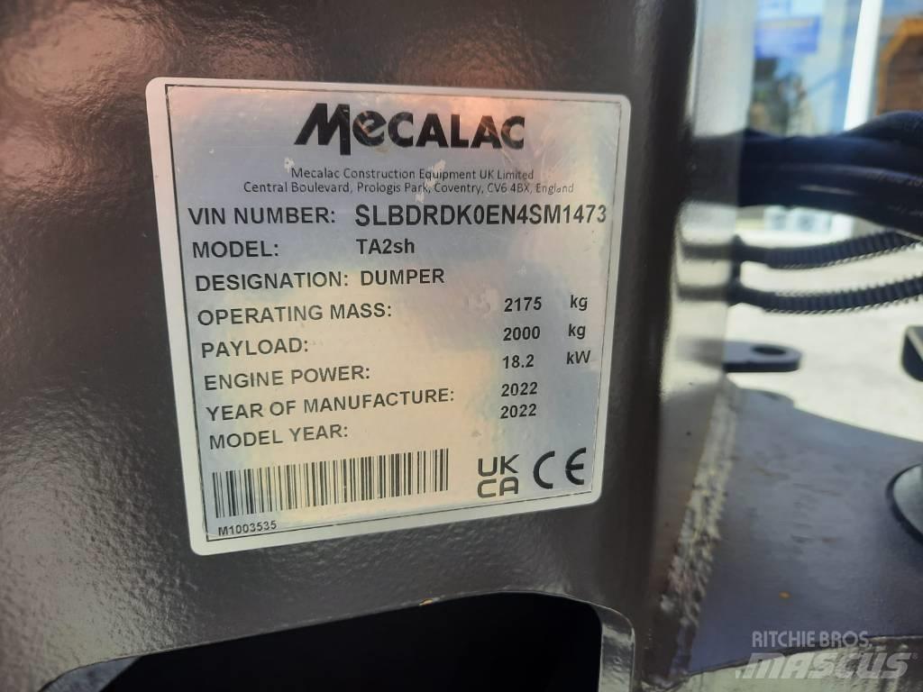 Mecalac TA2SH Странични самосвали