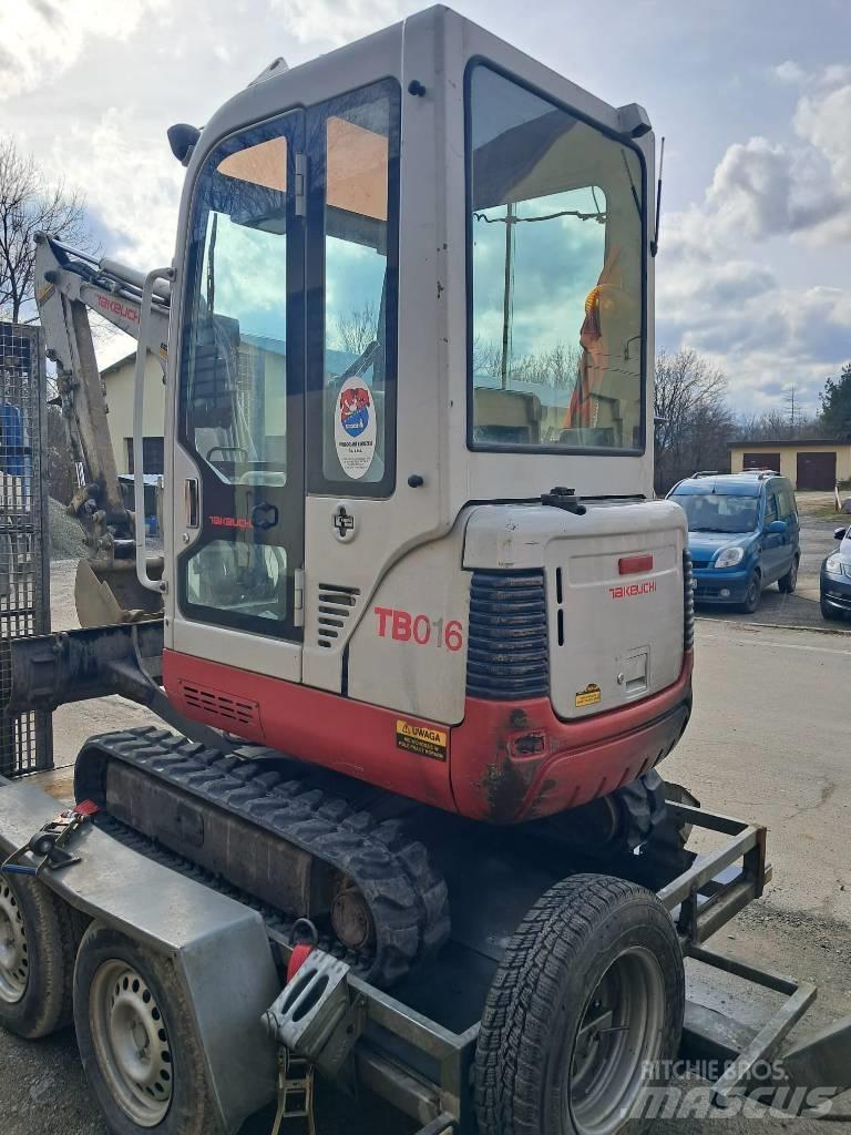 Takeuchi TB016 Мини екскаватори < 7 т