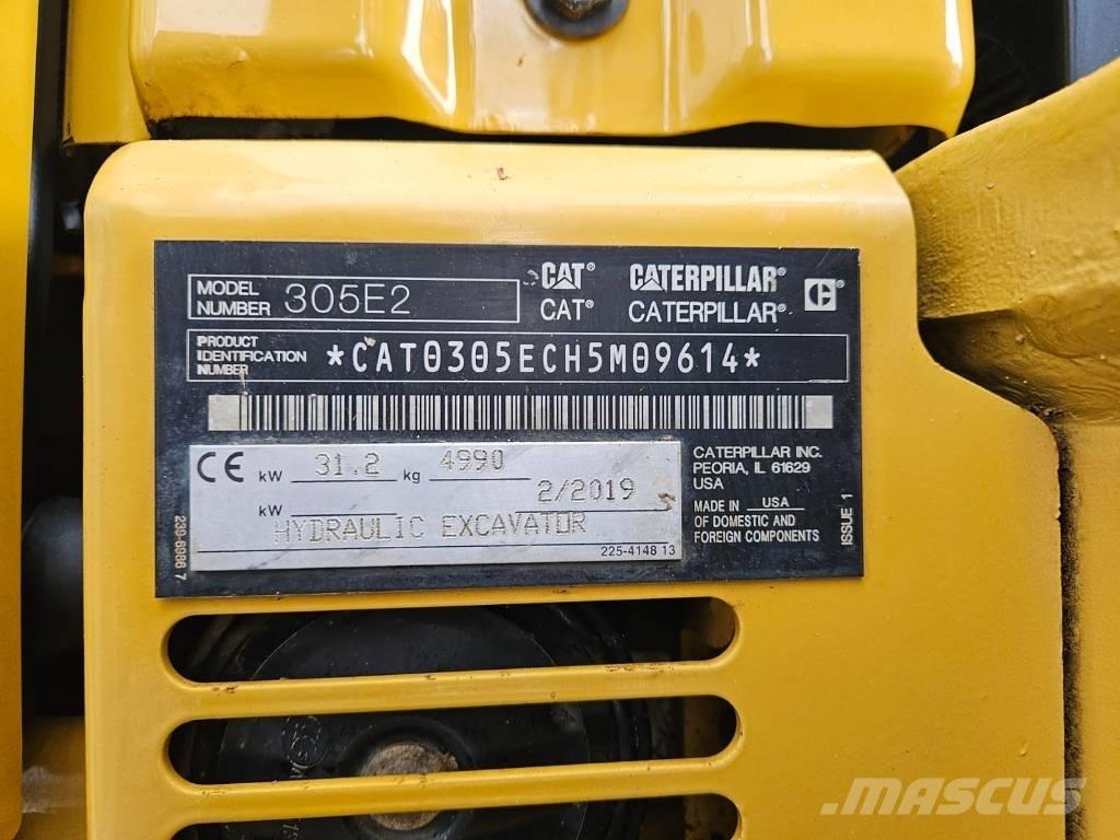 CAT 305 E2 Мини екскаватори < 7 т