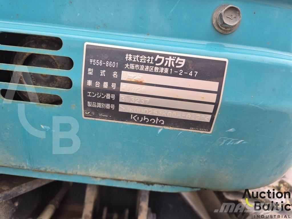 Kubota U 25 Мини екскаватори < 7 т