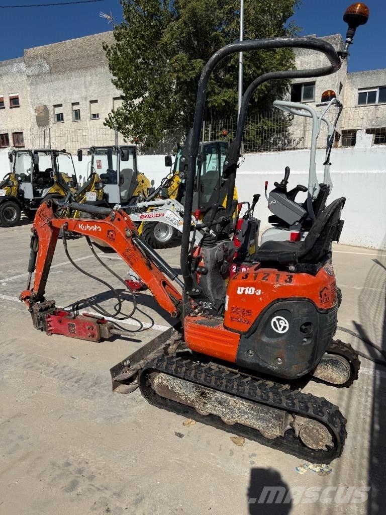 Kubota U 10-3 Мини екскаватори < 7 т
