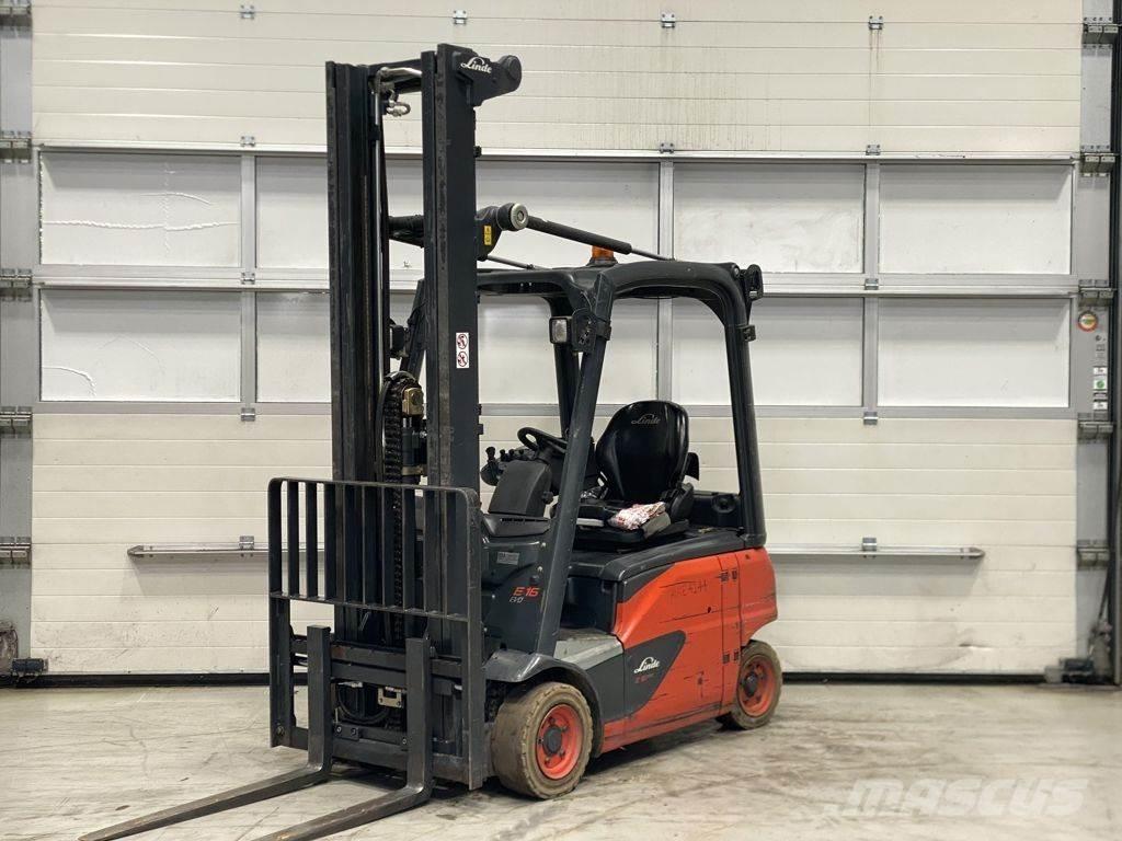 Linde E16P-02 Електрически вилични кари-повдигачи