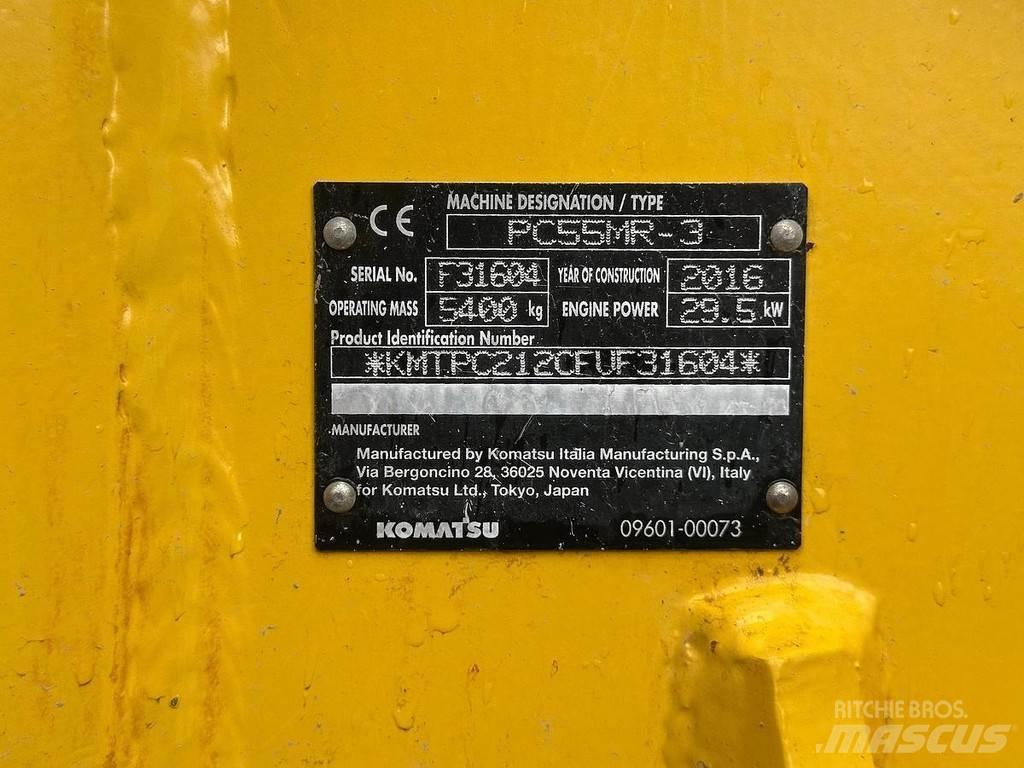 Komatsu PC55-MR3 Мини екскаватори < 7 т