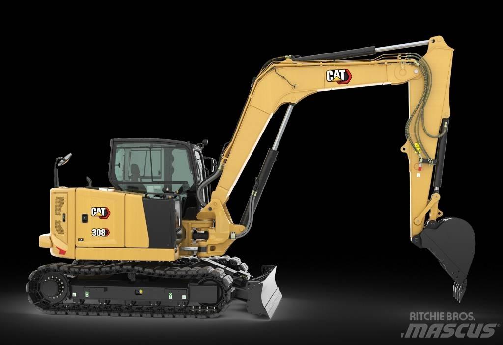 CAT 308 Средни екскаватори 7т - 12т