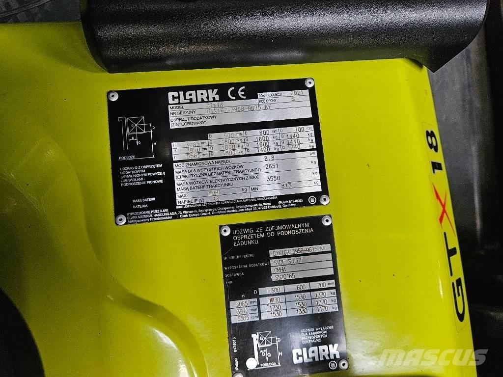 Clark GTX 18 Електрически вилични кари-повдигачи